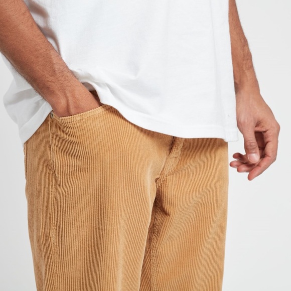 Corduroy Pants Loose Fit Mid Waist Wide Leg Cords & Co Bud Designer NWT 31/32 - Picture 15 of 16